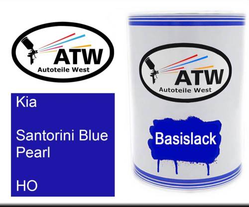 Kia, Santorini Blue Pearl, HO: 500ml Lackdose, von ATW Autoteile West.